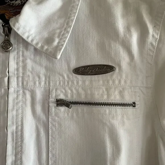 Harley Davidson full zip jacket - Picture 3 of 12